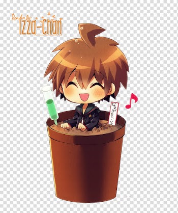 Anime render Naegi Makoto Danganronpa transparent background PNG clipart