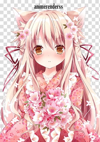 Anime Render , pink-haired female anime character illustration transparent background PNG clipart