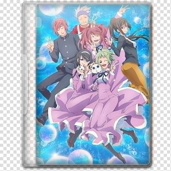 Anime  Spring Season Icon , Amanchu! Advance, v, anime characters poster transparent background PNG clipart
