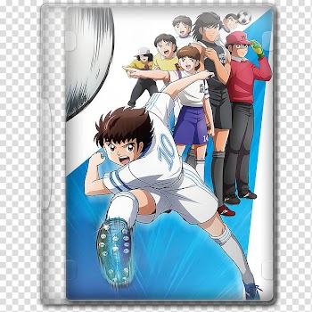 Anime  Spring Season Icon , Captain Tsubasa (), anime character movie disc case transparent background PNG clipart