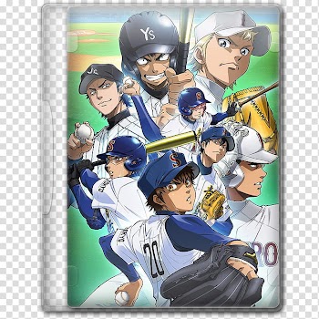 Anime  Spring Season Icon , Diamond no Ace, S, Major anime characters game case transparent background PNG clipart