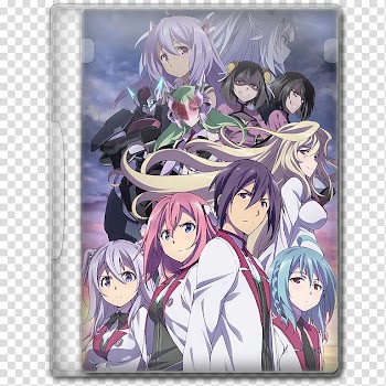 Anime  Spring Season Icon , Gakusen Toshi Asterisk , The Asterisk War anime DVD case transparent background PNG clipart