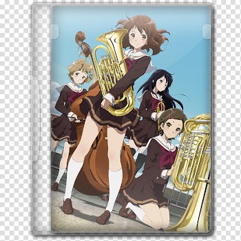 Anime  Spring Season Icon , Hibike! Euphonium, v, anime folder transparent background PNG clipart