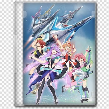 Anime  Spring Season Icon , Macross Delta, v, five female anime characters case transparent background PNG clipart