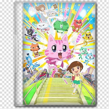 Anime  Spring Season Icon , Omakase! Miracle Cat-dan, anime character transparent background PNG clipart