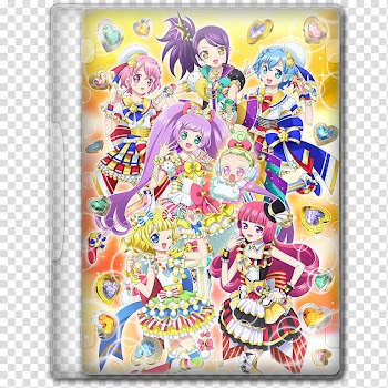 Anime  Spring Season Icon , PriPara rd Season, closeup of anime poster case transparent background PNG clipart