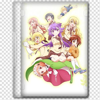 Anime  Spring Season Icon , Sansha Sanyou, v, female anime characters graphic case transparent background PNG clipart