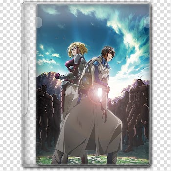 Anime  Spring Season Icon , Terra Formars; Revenge, v, two anime character icon transparent background PNG clipart