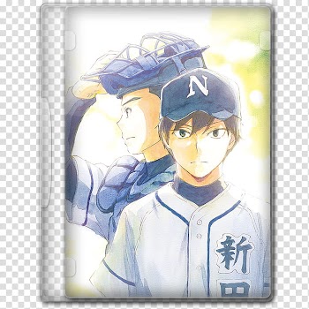 Anime  Summer Season Icon , Battery, baseball anime character cover screenshot transparent background PNG clipart