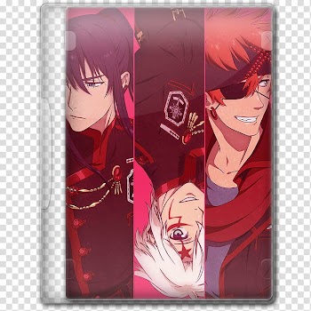 Anime  Summer Season Icon , D.Gray-man Hallow, v, anime CD cover transparent background PNG clipart