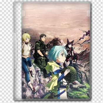 Anime  Summer Season Icon , Gate; Jieitai Kanochi nite, Kaku Tatakaeri, v, Hai To Gensou anime transparent background PNG clipart