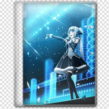 Anime  Summer Season Icon , Miss Monochrome The Animation , Miss Monochrome illustration transparent background PNG clipart