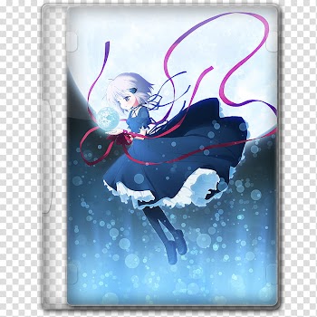 Anime  Summer Season Icon , Rewrite, v, female anime character case transparent background PNG clipart
