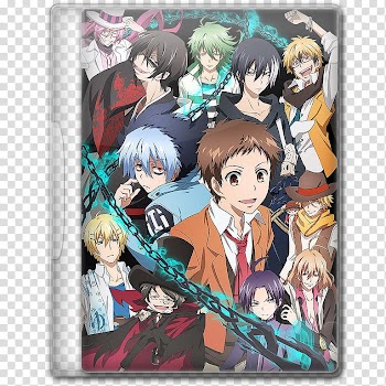 Anime  Summer Season Icon , Servamp, v, group of male anime character movie case transparent background PNG clipart