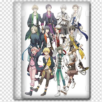 Anime  Summer Season Icon , Tsukiuta. The Animation, v, men wearing jackets illustration transparent background PNG clipart