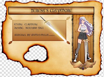 Anime Teresa Claymore Free transparent background PNG clipart