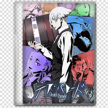 Anime  Winter Season Icon , Death Parade, v, Death Parade anime transparent background PNG clipart