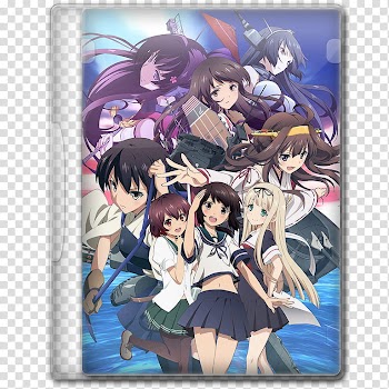 Anime  Winter Season Icon , Kantai Collection; Kan Colle, female anime character transparent background PNG clipart