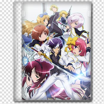Anime  Winter Season Icon , Seiken Tsukai no World Break, anime customized file folder transparent background PNG clipart