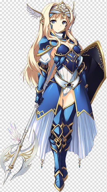 Anime YouTube Female Art, Knight transparent background PNG clipart
