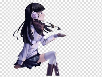 Anime YouTube Manga , anime girl transparent background PNG clipart