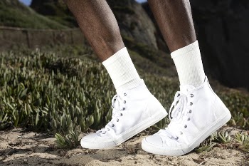 Ankle sneakers mockup psd in white | Free PSD Mockup - rawpixel