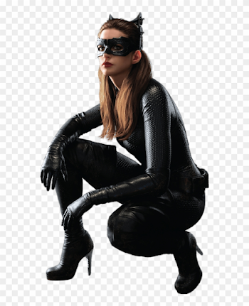 Anne Hathaway Cat Woman - Dark Knight Rises Catwoman Png ...