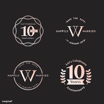 Anniversary badge sets | Free stock vector - 553421