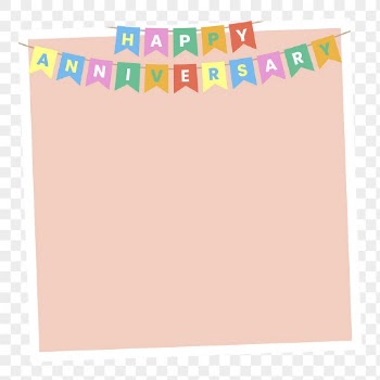 Anniversary banner png frame background, | Free PNG - rawpixel