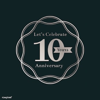 Anniversary emblem design | Free stock vector - 553406