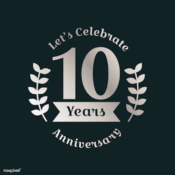 Anniversary emblem design | Free stock vector - 553460