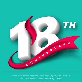 Anniversary emblems template design