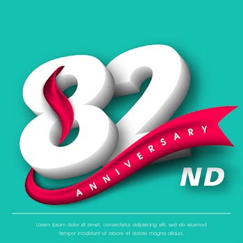Anniversary emblems template design