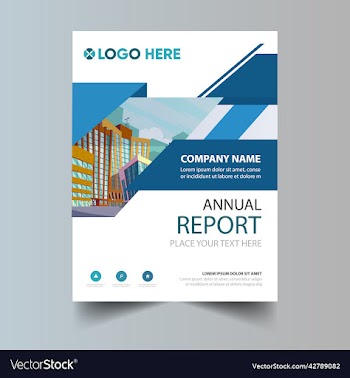 annual report cover page design