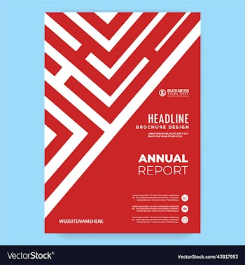 annual report cover page design