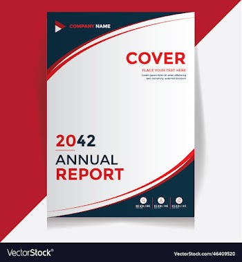 annual report flayer design tempalte