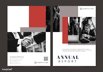 Annual report layout | Free stock vector - 579253