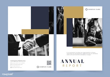Annual report layout | Free stock vector - 579254