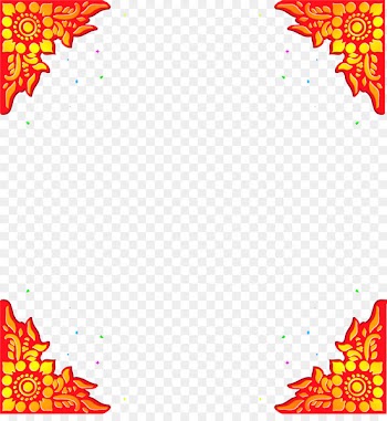 Ano Nuevo Chino (Chinese New Year) - Creative Design pattern frame 