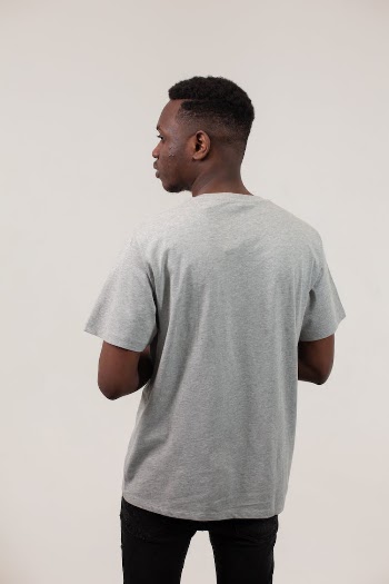 Anonymous black man in studio