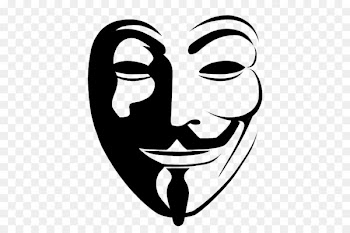 Anonymous Guy Fawkes mask Clip art - anonymous mask 