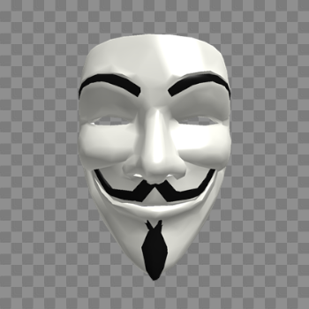 Anonymous Mask Transparent Image