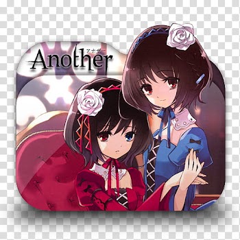 Another Anime Folder Icons, two female anime characters transparent background PNG clipart