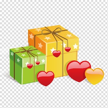Ansichtkaart Birthday Greeting card Holiday Gift, Gift Hearts transparent background PNG clipart