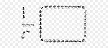 Ant Border Animal Free Black White Clipart Images Clipartblack - Ants Border Png