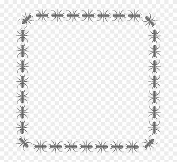 Ant Border Square By Pitr A Square Border Made Of Ants - Ant Border