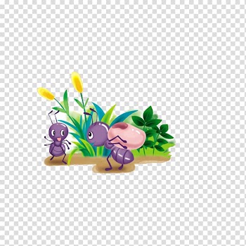 Ant Food Animation Cartoon, ant transparent background PNG clipart