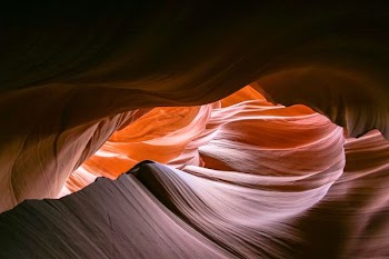 antelope canyon at daytime