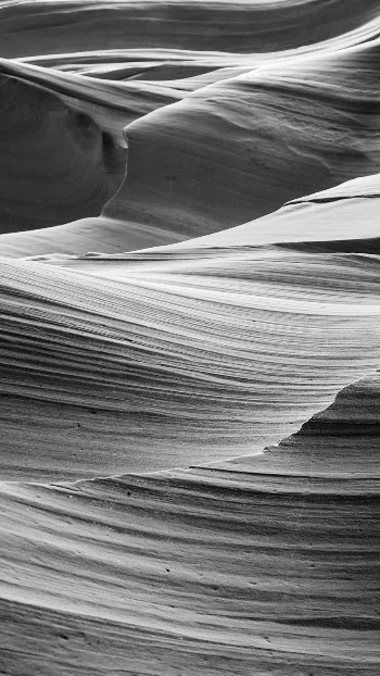 Antelope Canyon phone wallpaper, black | Free Photo - rawpixel