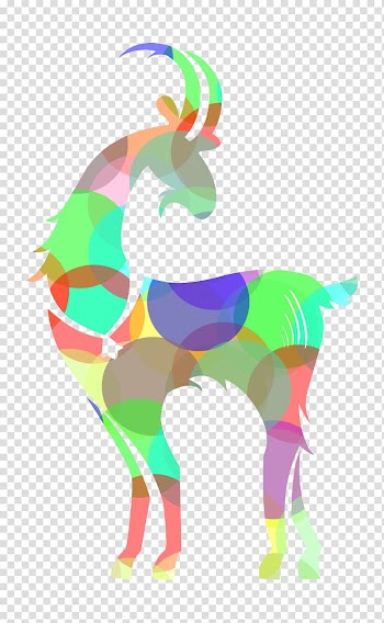 Antelope Shape, Colored circle antelope transparent background PNG clipart